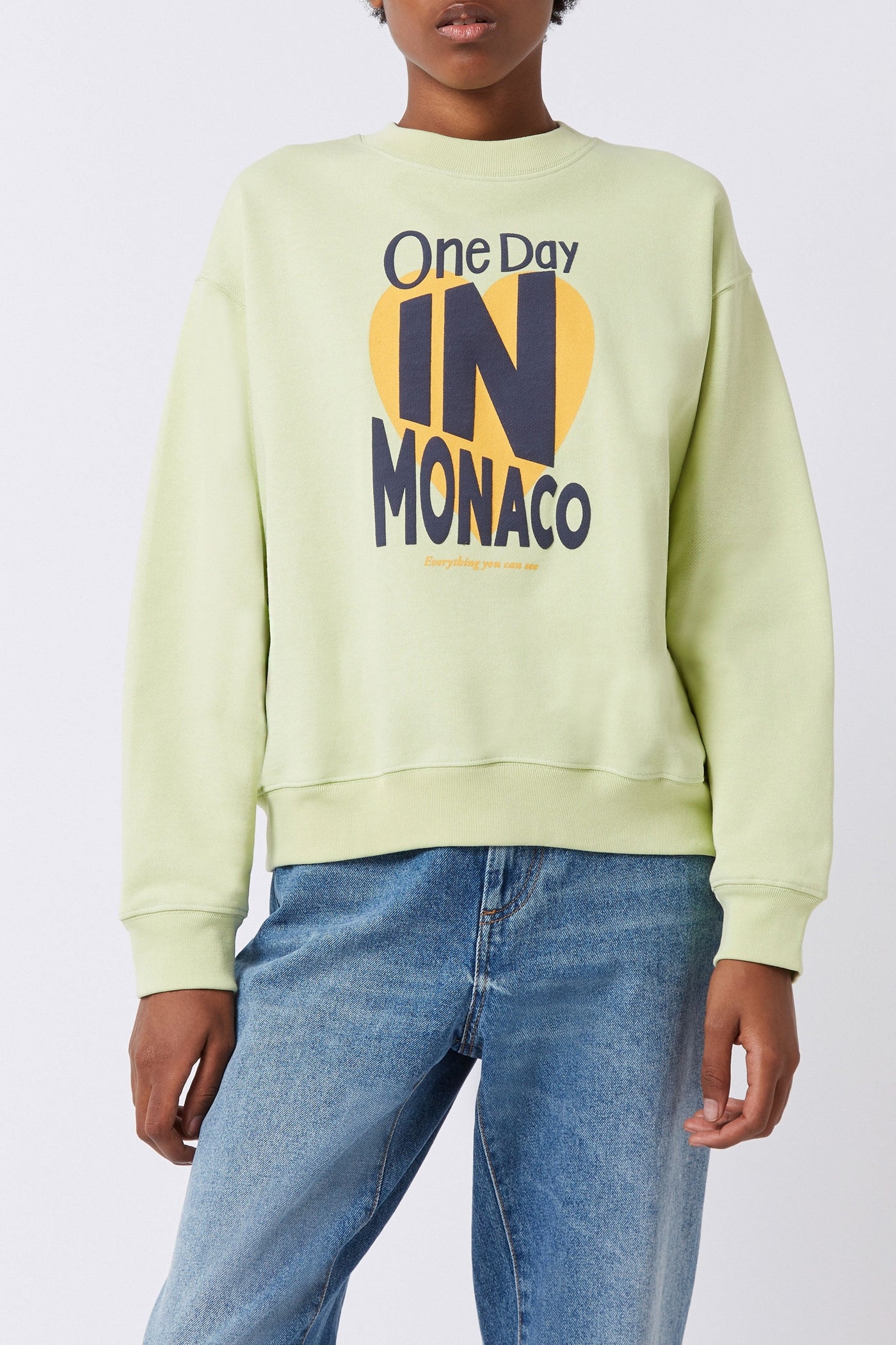 Louis Monaco Sweatshirt - Lime Green
