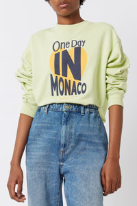Louis Monaco Sweatshirt - Lime Green