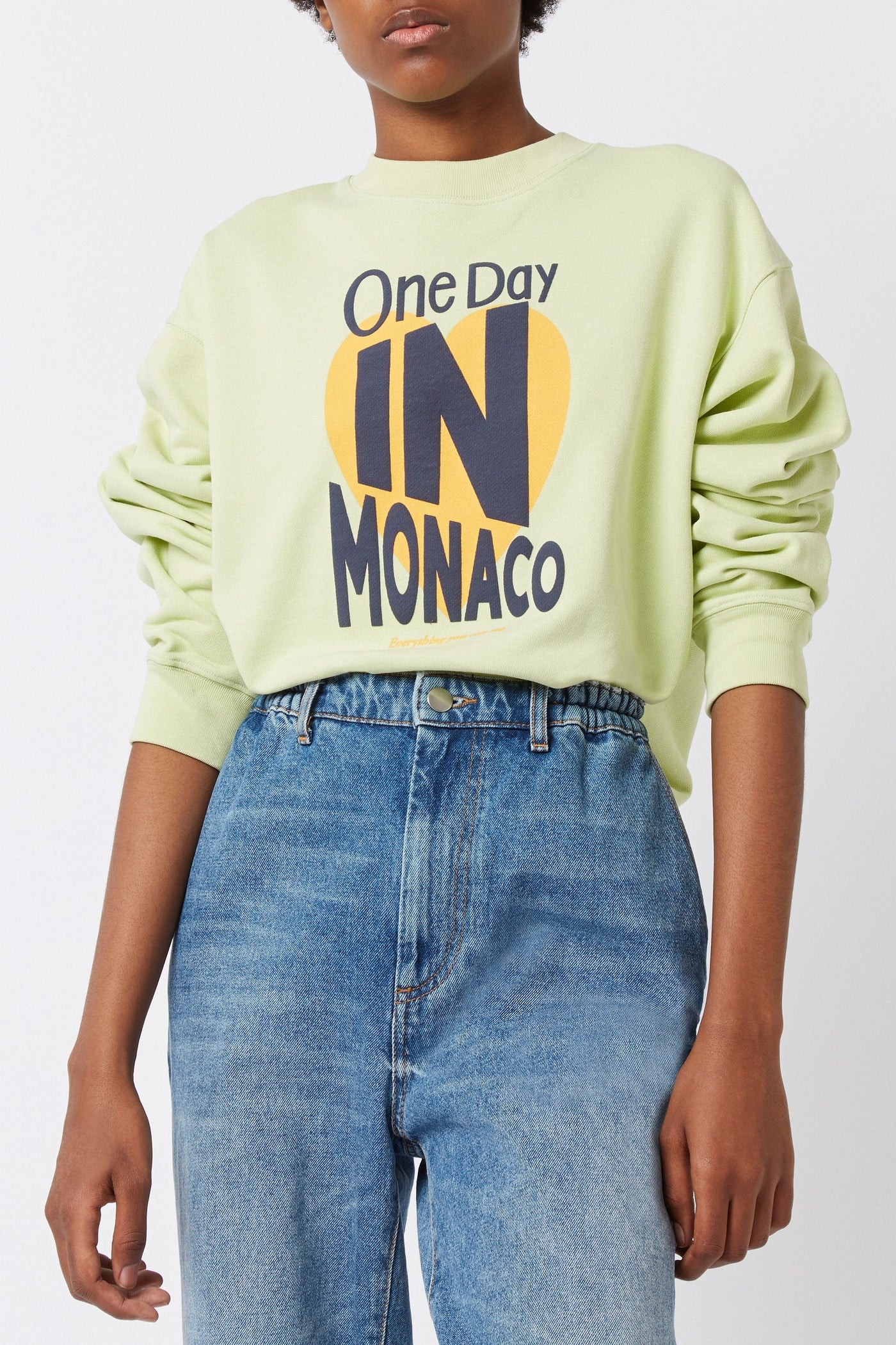 Louis Monaco Sweatshirt - Lime Green