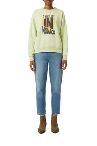 Louis Monaco Sweatshirt - Lime Green