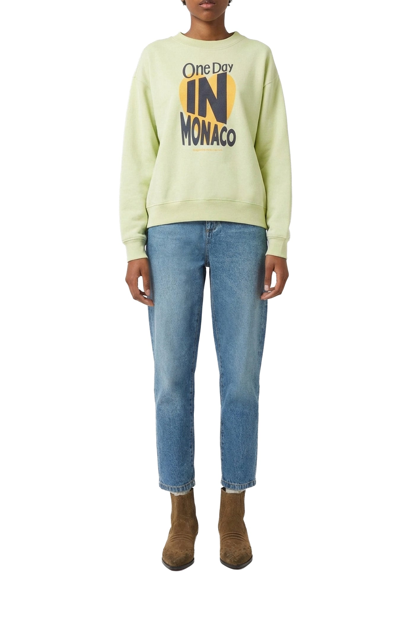 Louis Monaco Sweatshirt - Lime Green
