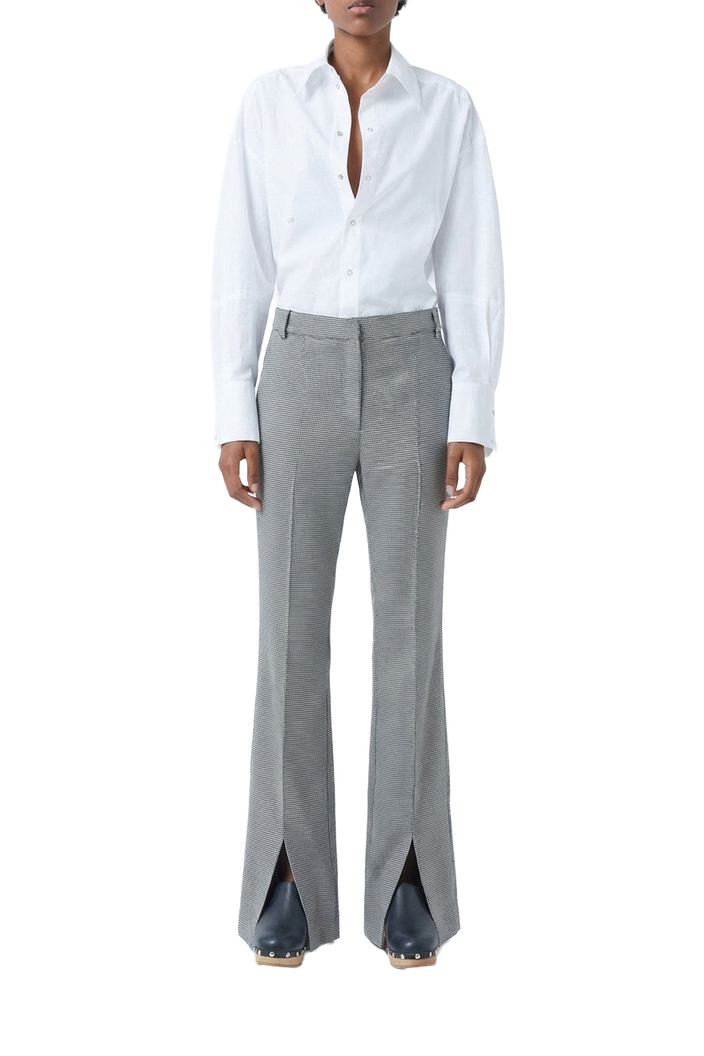 Island wool trousers - Multi Black