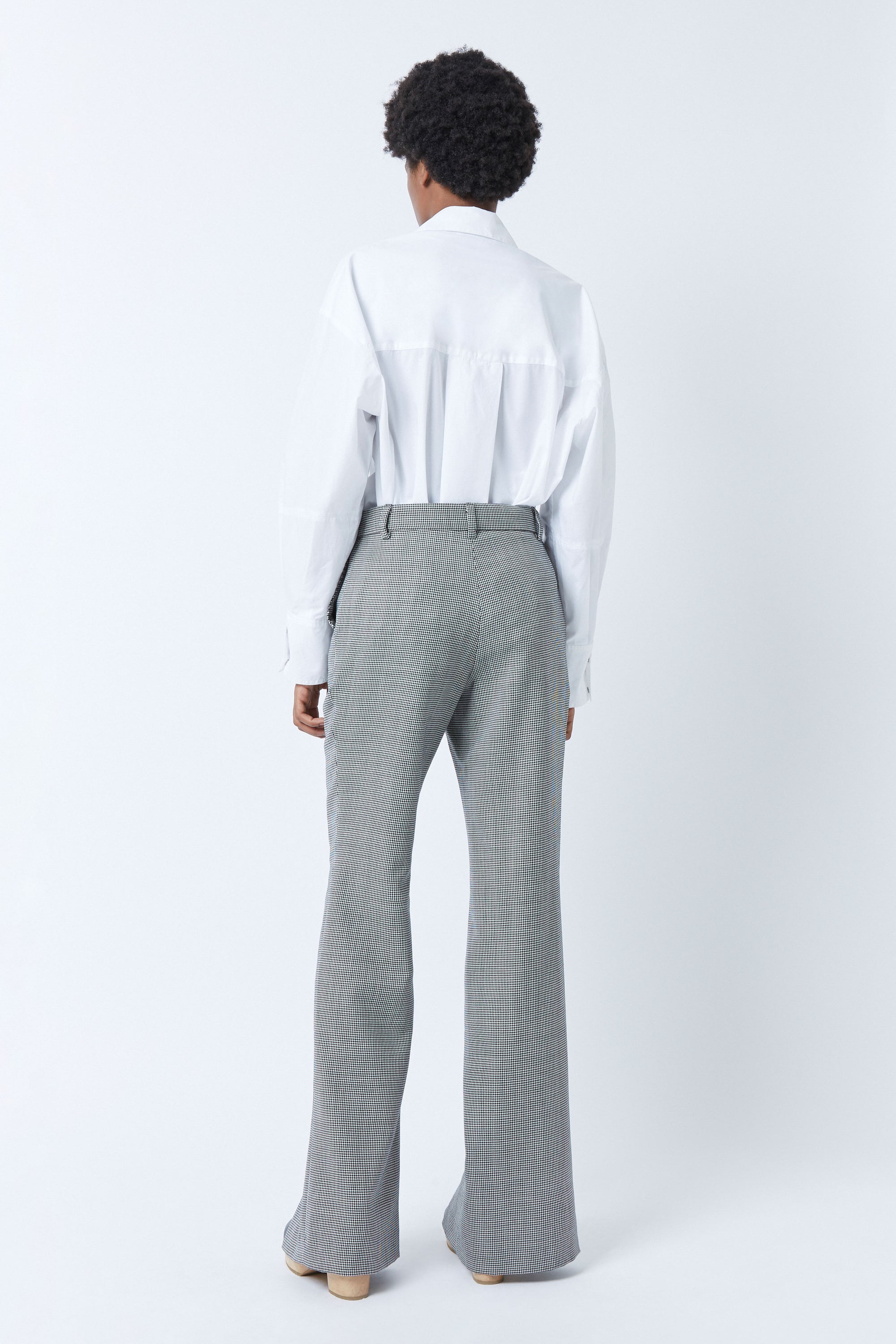Island wool trousers - Multi Black