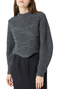Pull Best Tresse en laine - Gris Chine