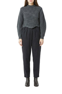 Pull Best Tresse en laine - Gris Chine