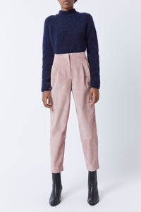 Pantalon Prince en velours - Rose Boise