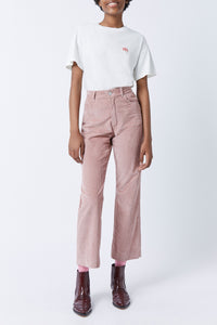 Selva velvet trousers - Boise pink