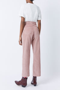Selva velvet trousers - Boise pink