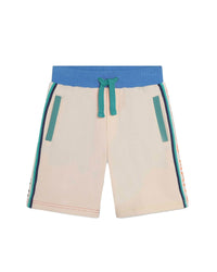 Fleece jogging shorts - Hot milk
