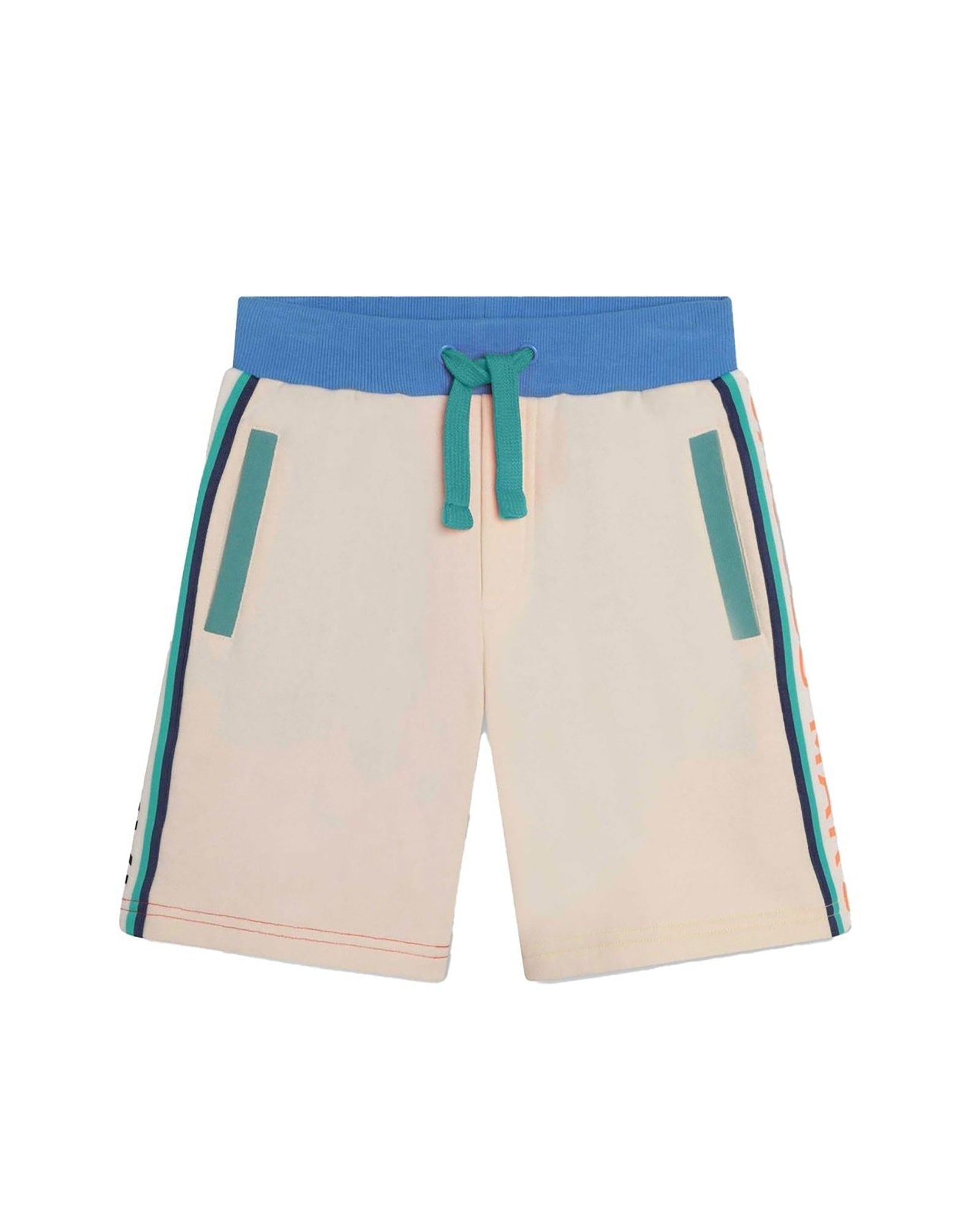 Fleece jogging shorts - Hot milk