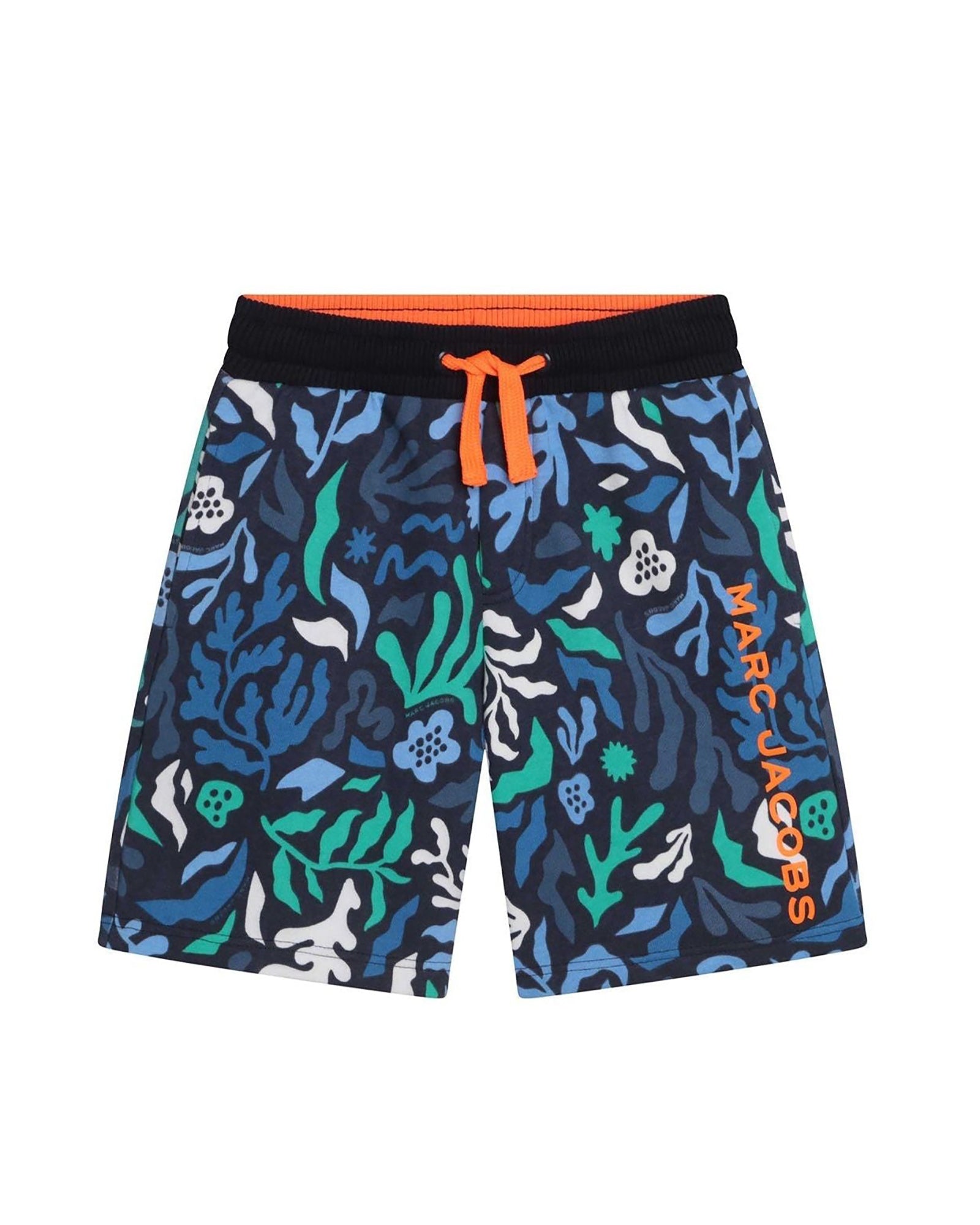 Bermuda de jogging imprimé Algues - Dark blue