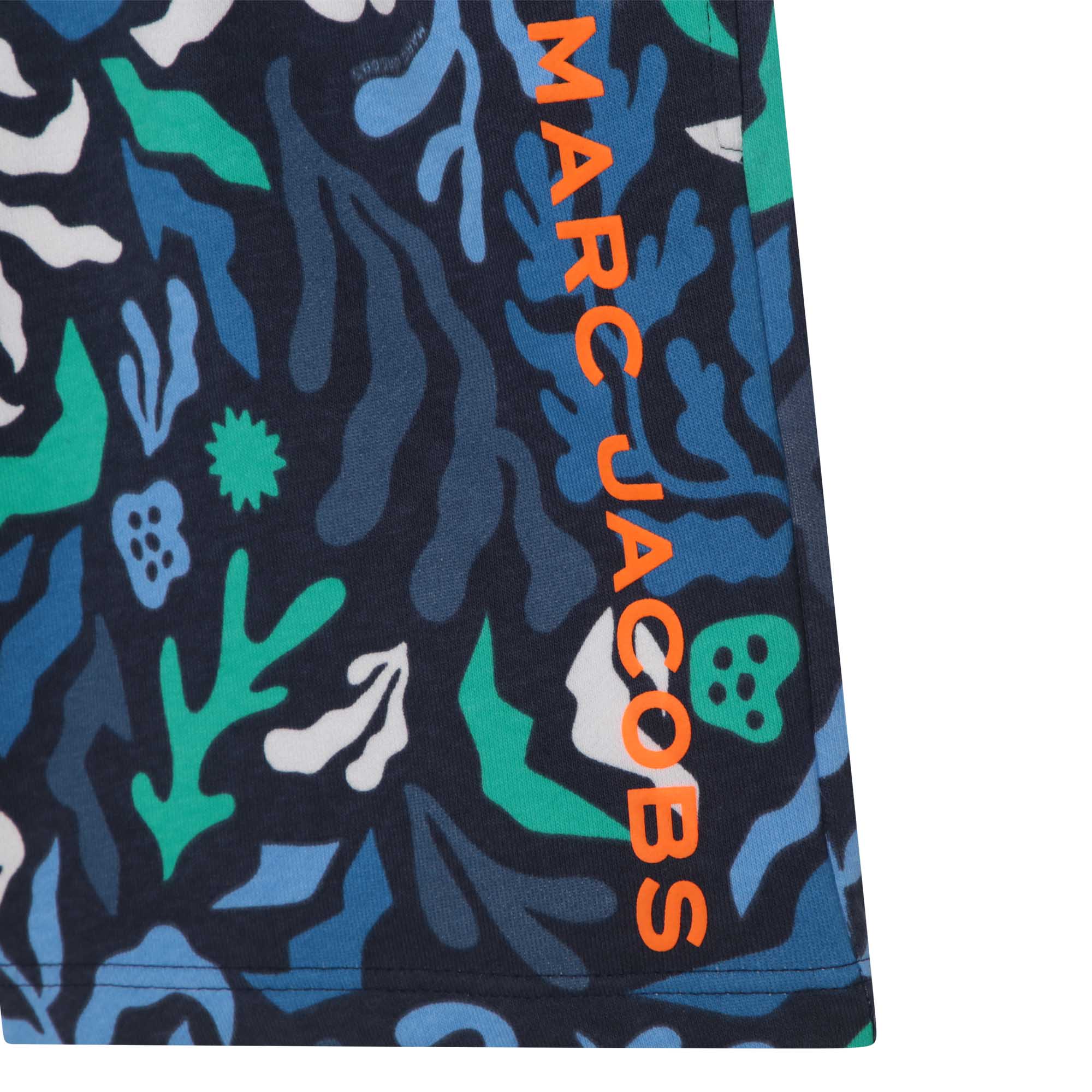 Bermuda de jogging imprimé Algues - Dark blue