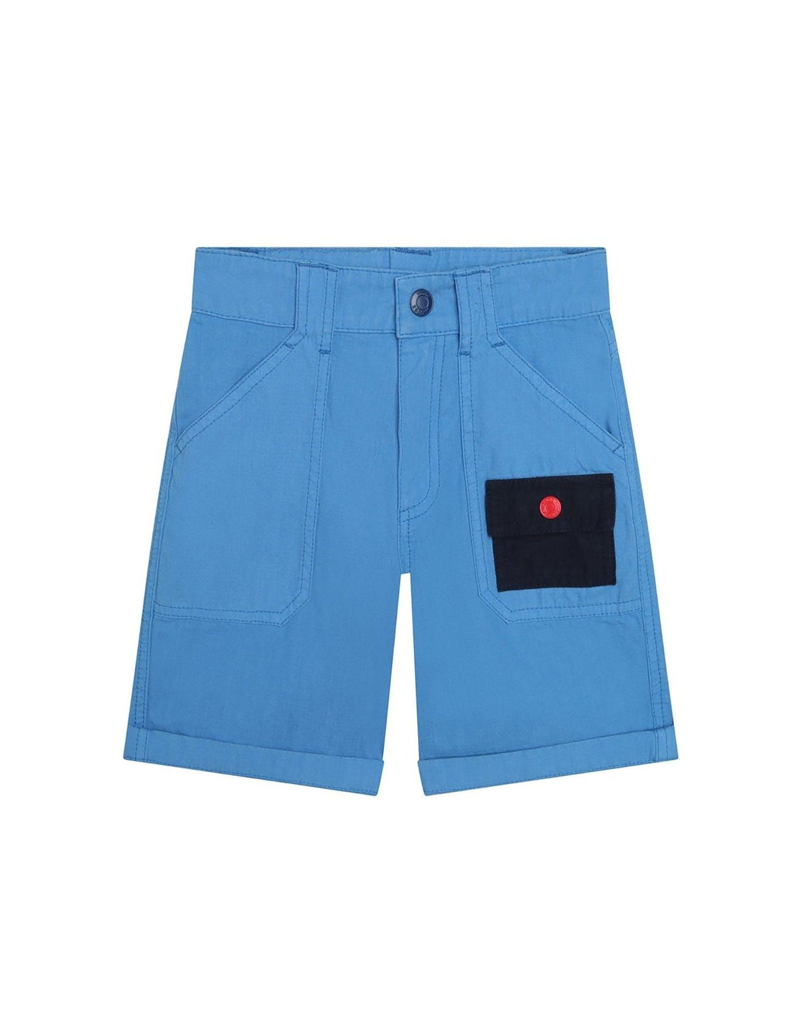 Bermuda cargo en ripstop - Bleuet