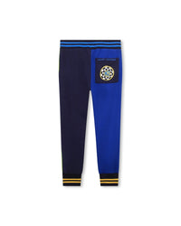 Cotton tracksuit bottoms - Blue Indigo