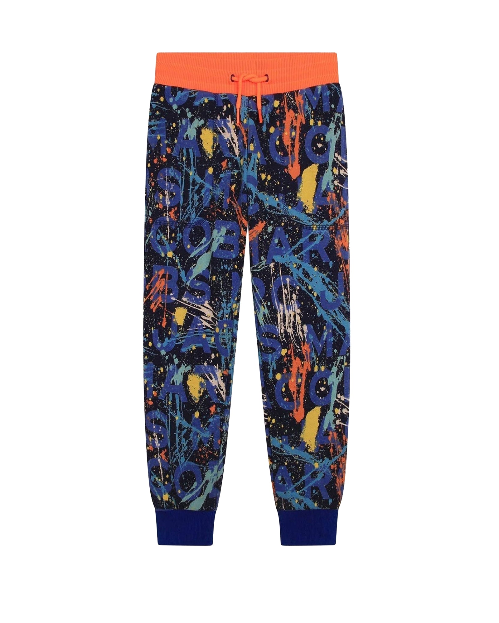 Cotton sweatpants - Blue Orange