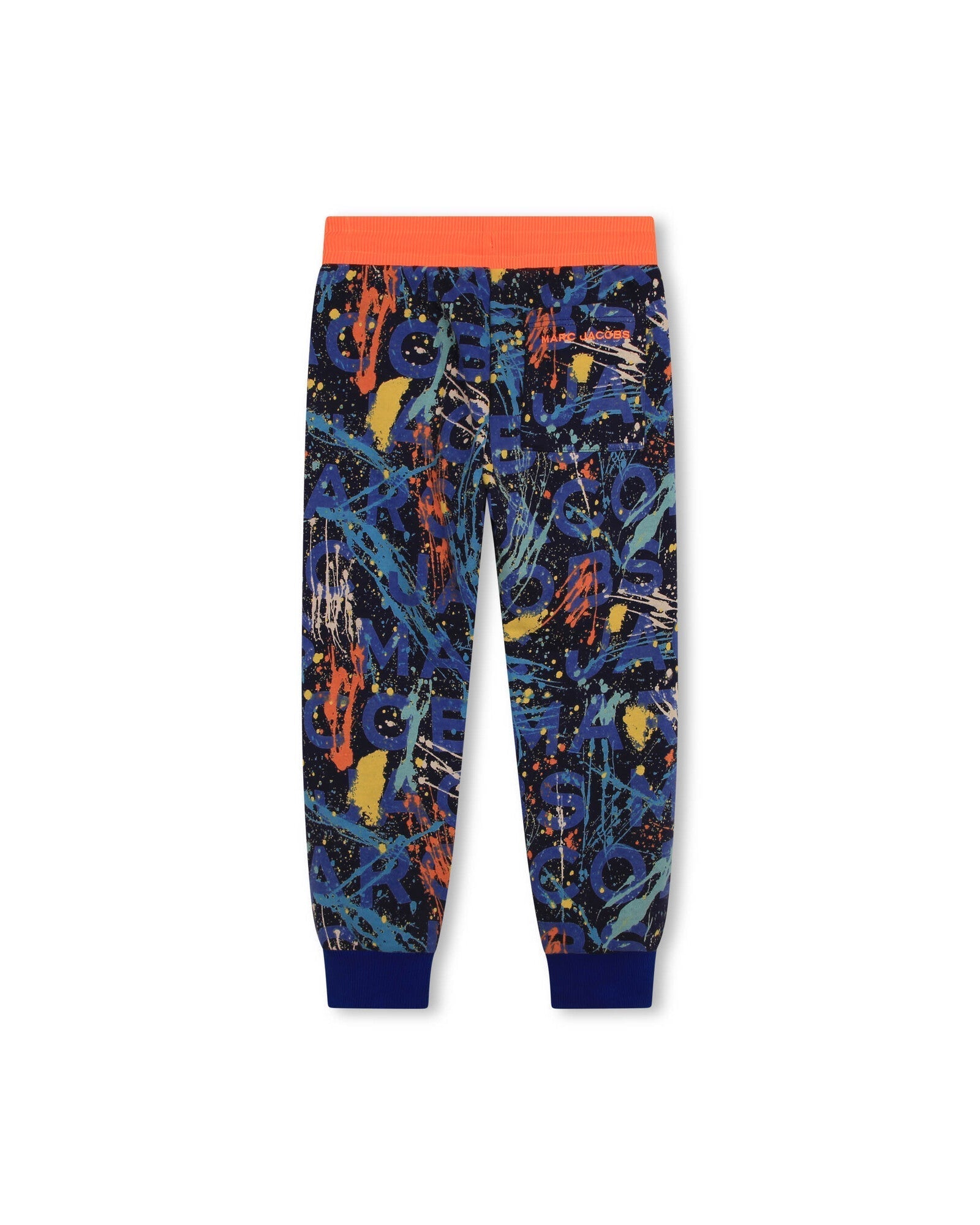 Cotton sweatpants - Blue Orange