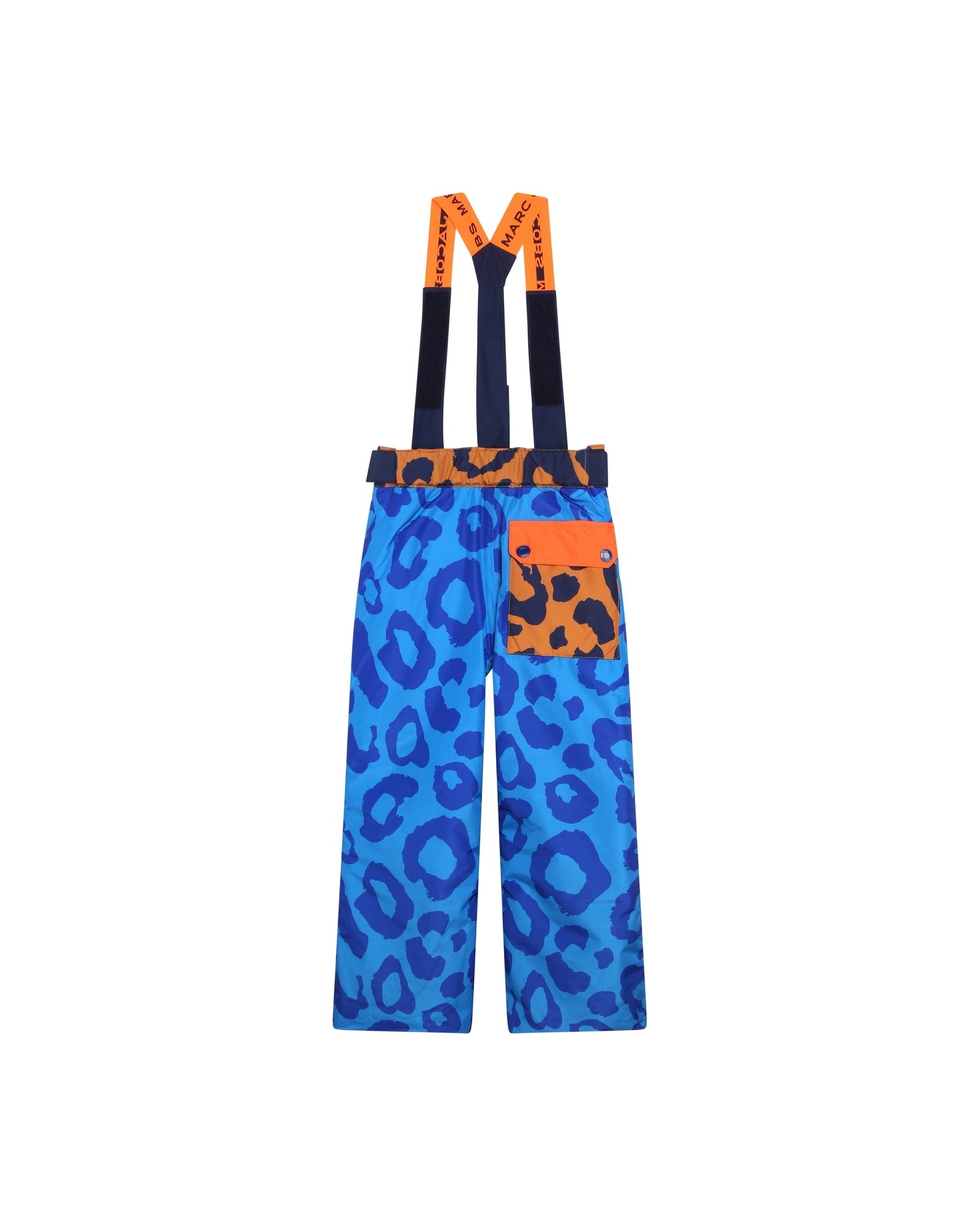 Pantalon de ski à bretelles - Bleu email