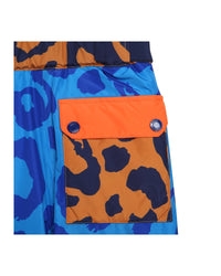 Pantalon de ski à bretelles - Bleu email