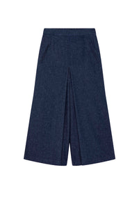 Jupe Suzanne taille haute - Indigo