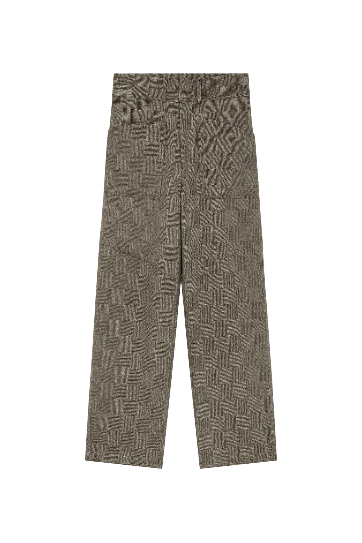 Wonka wool trousers - Chocolate