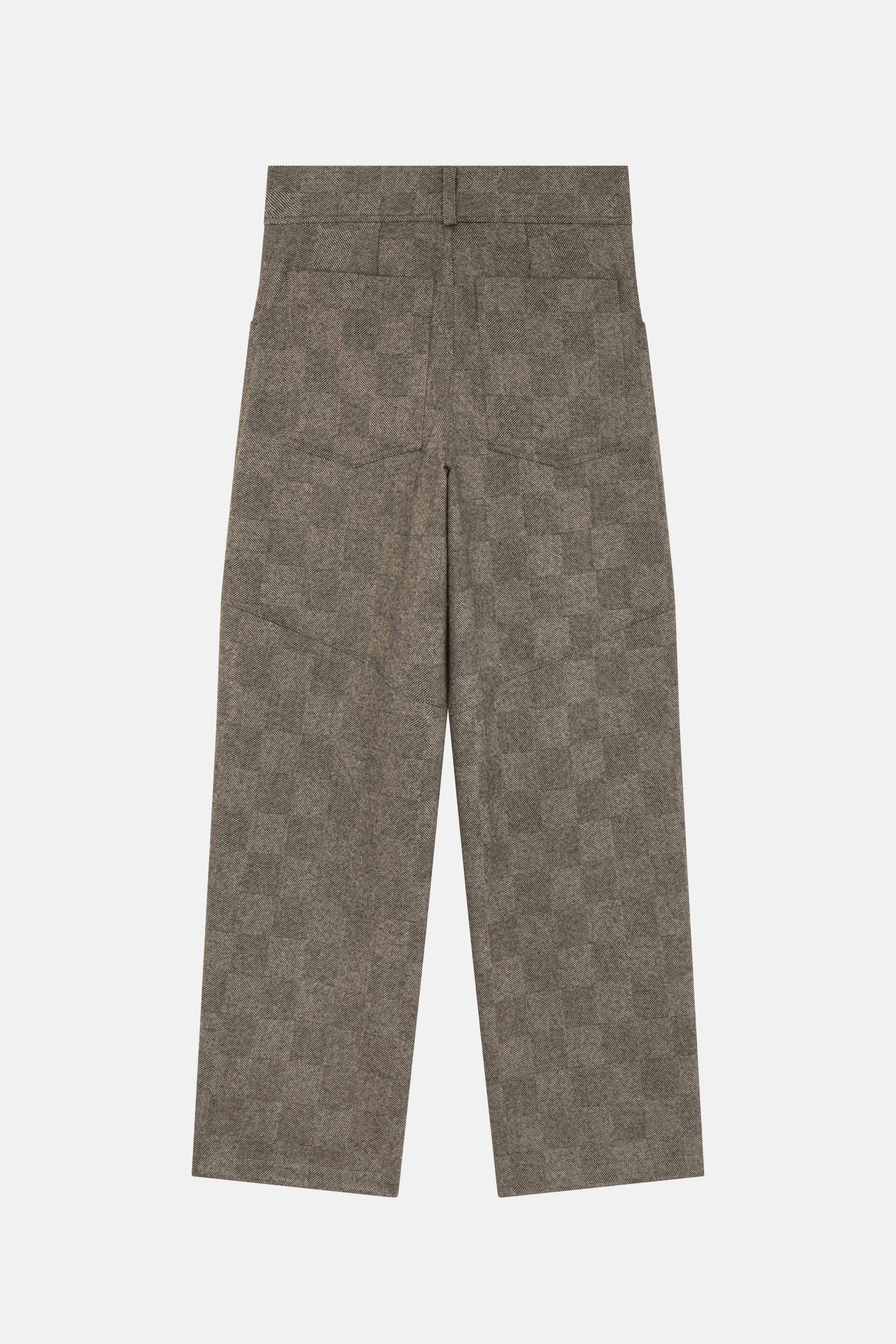 Wonka wool trousers - Chocolate