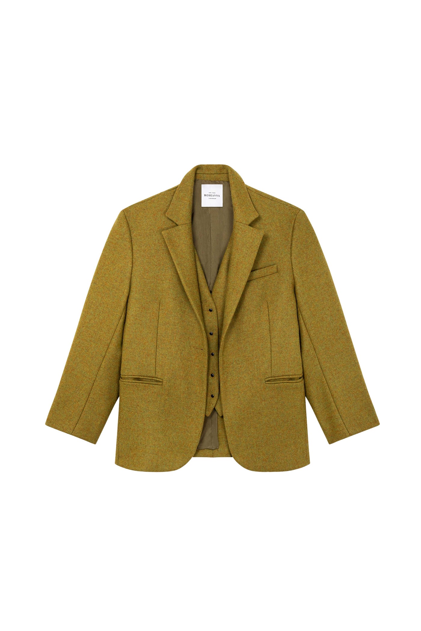 Seymour wool jacket - Khaki