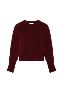Pull Bell en laine - Bordeaux