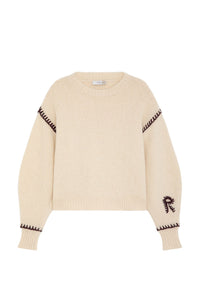 Bird wool jumper - Ivory