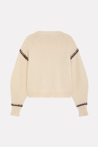 Bird wool jumper - Ivory