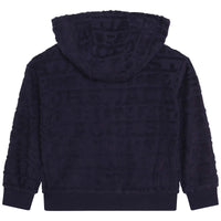 Cardigan de jogging à capuche en éponge - Dark blue