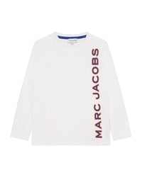 T-shirt à manches longues en coton - Blanc