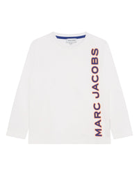 T-shirt à manches longues en coton - Blanc