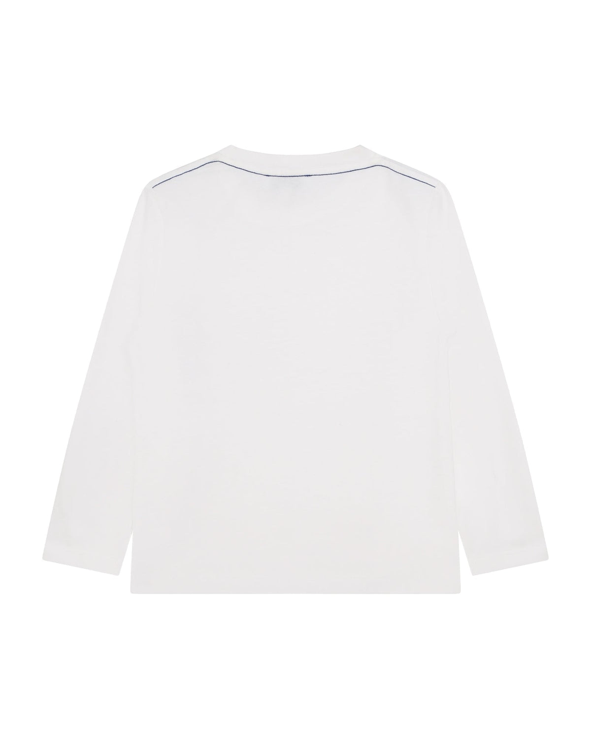 T-shirt à manches longues en coton - Blanc