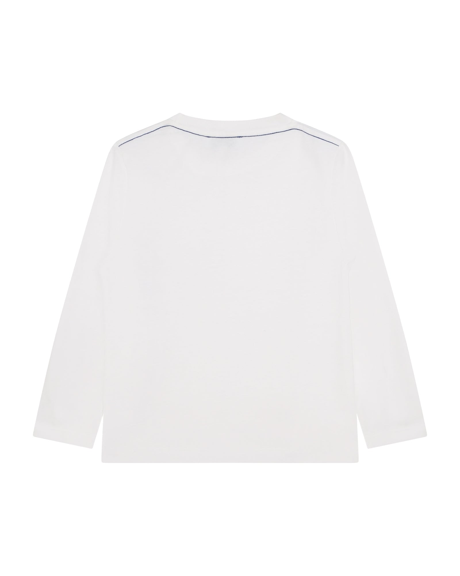 T-shirt à manches longues en coton - Blanc