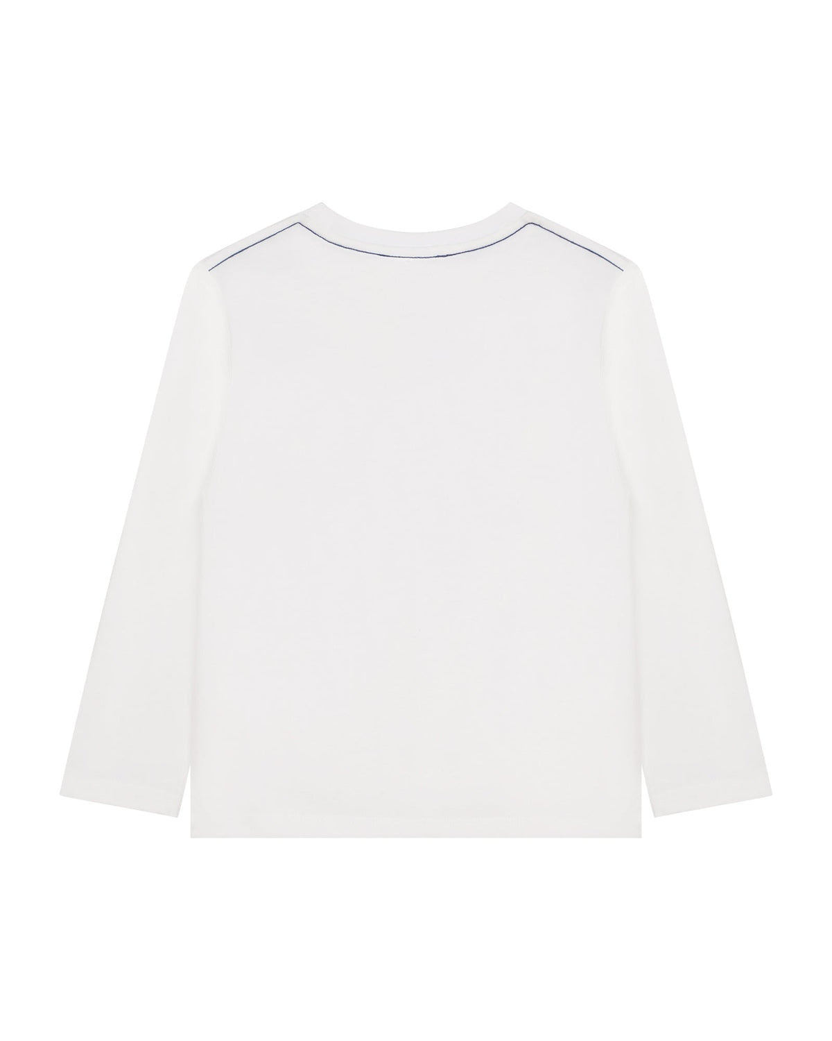 T-shirt à manches longues en coton - Blanc