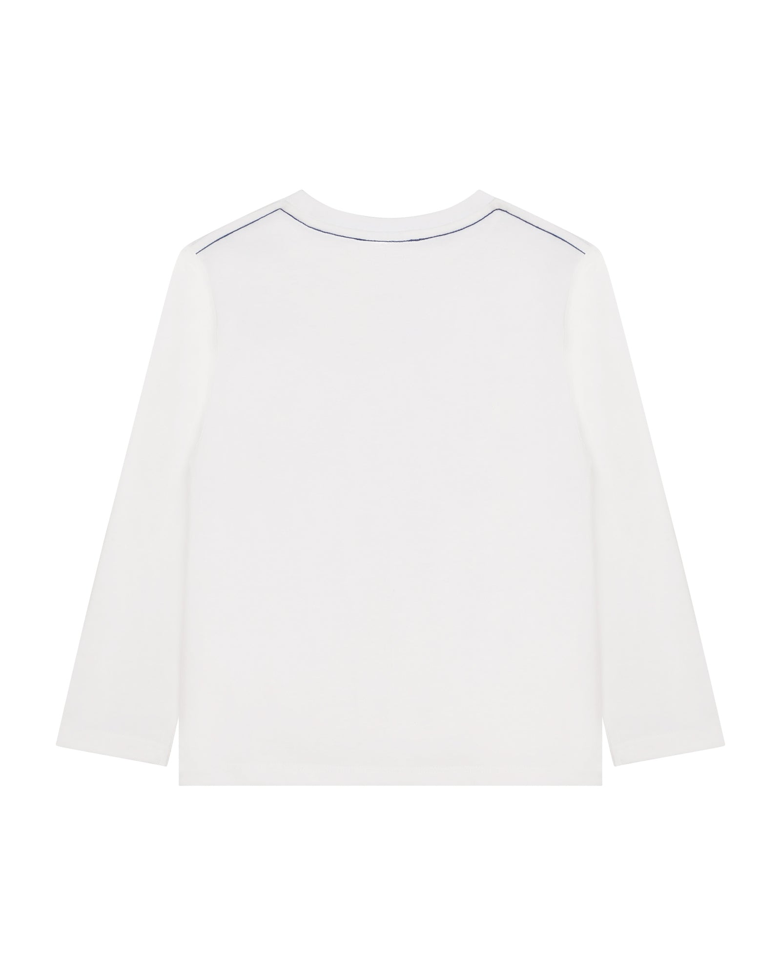 T-shirt à manches longues en coton - Blanc