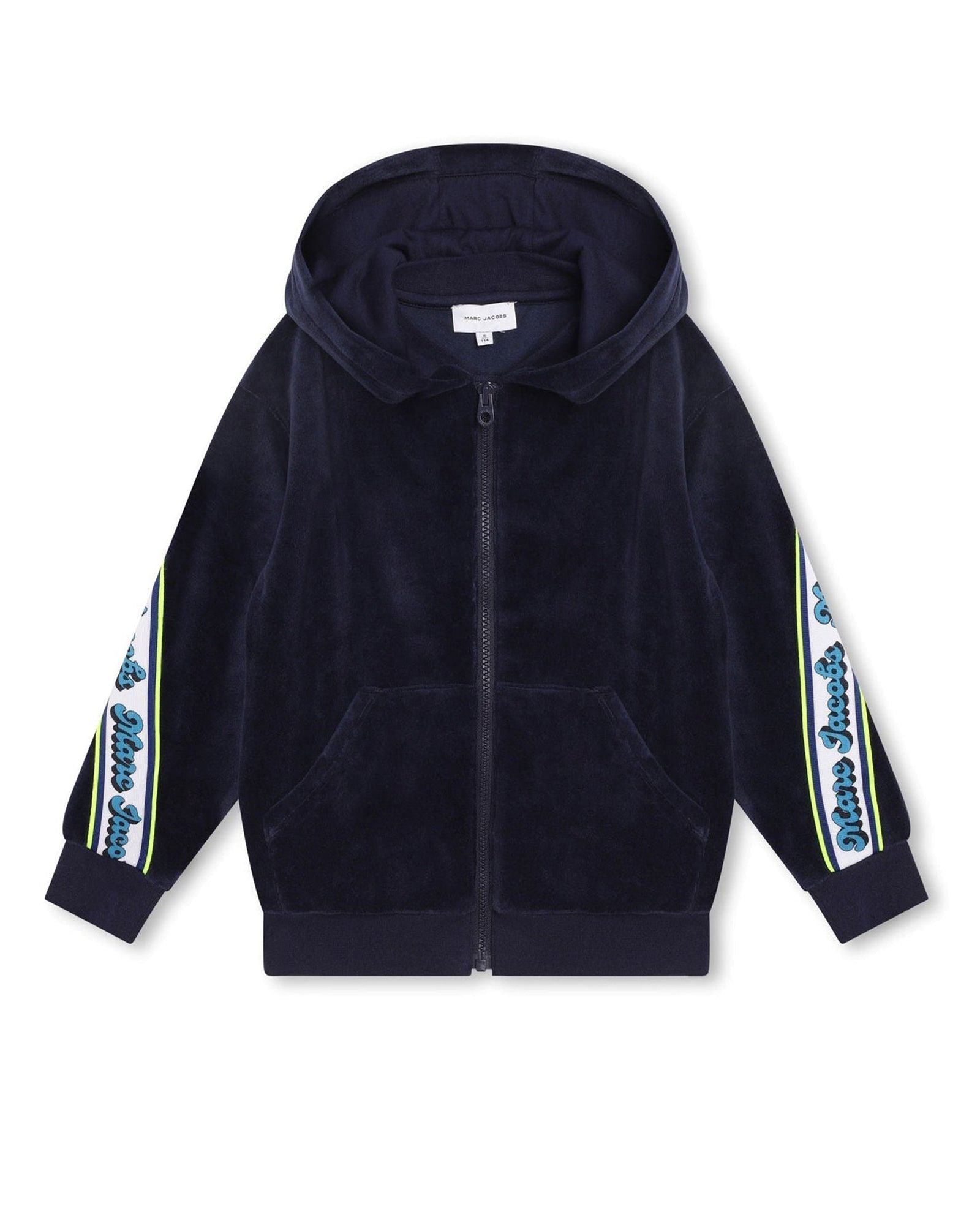 Gilet à capuche en coton - Blue Indigo