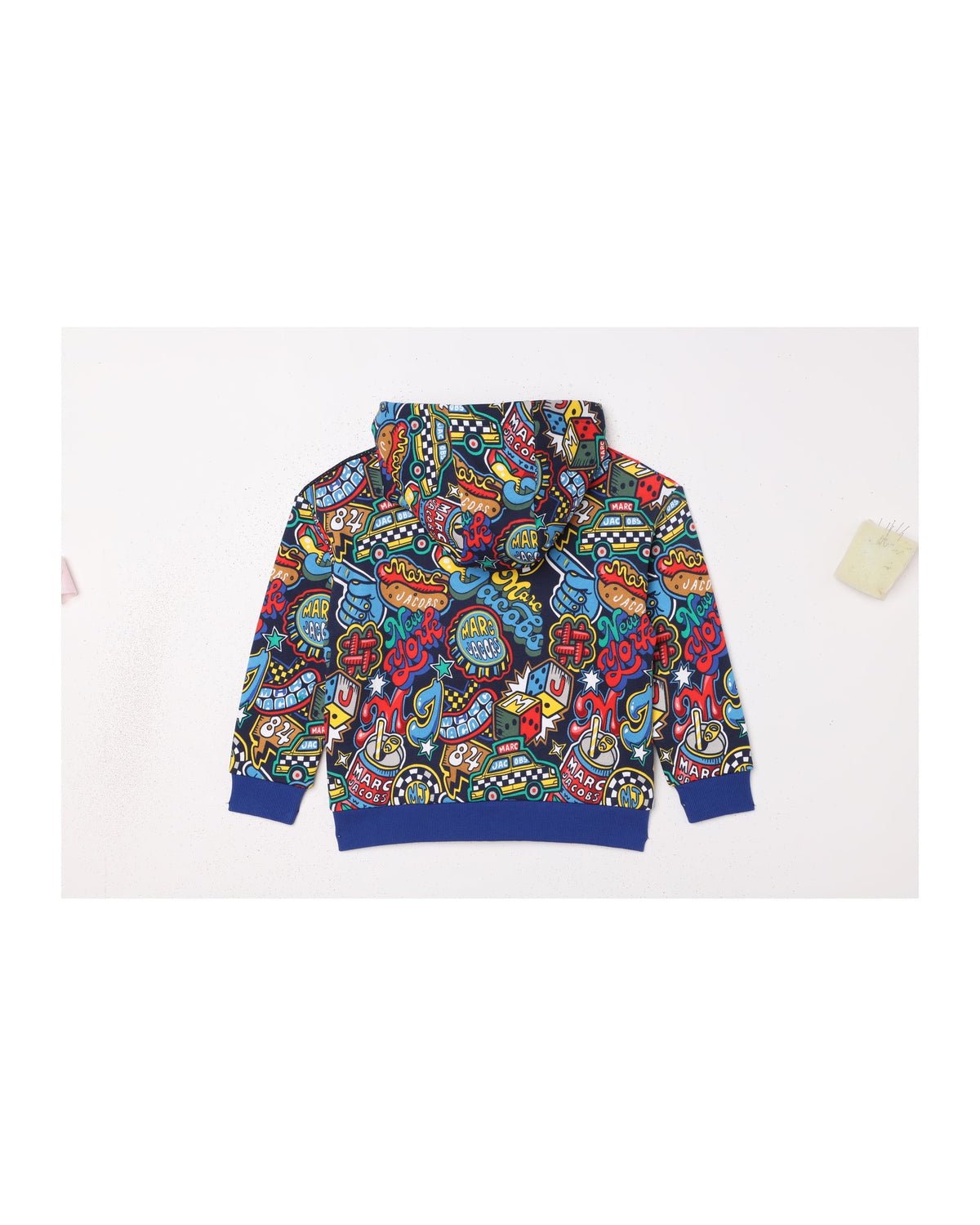 Cardigan à capuche en coton - Blue Indigo