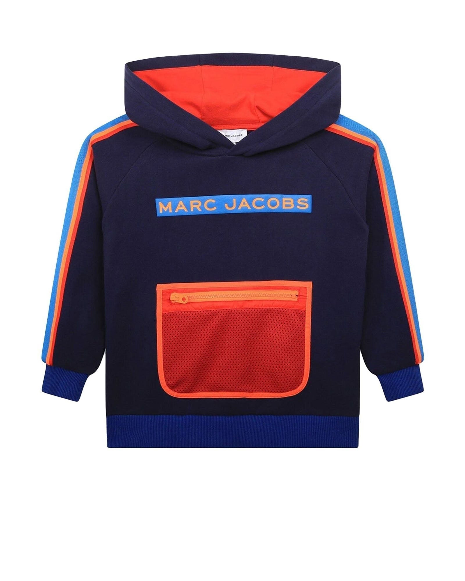 Sweat à capuche en coton - Blue Indigo