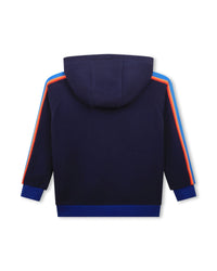 Sweat à capuche en coton - Blue Indigo