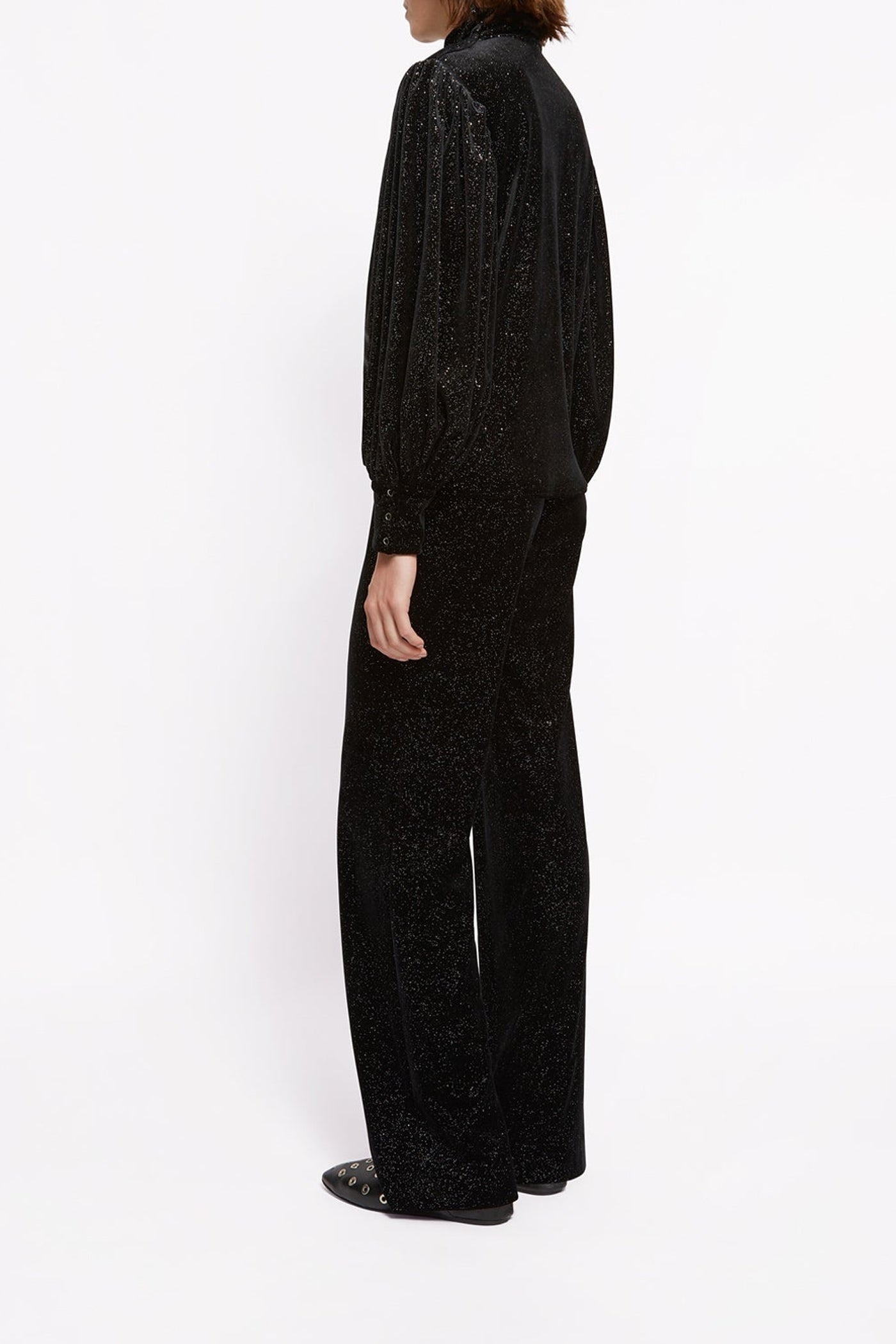 Bianca sequined blouse - Black