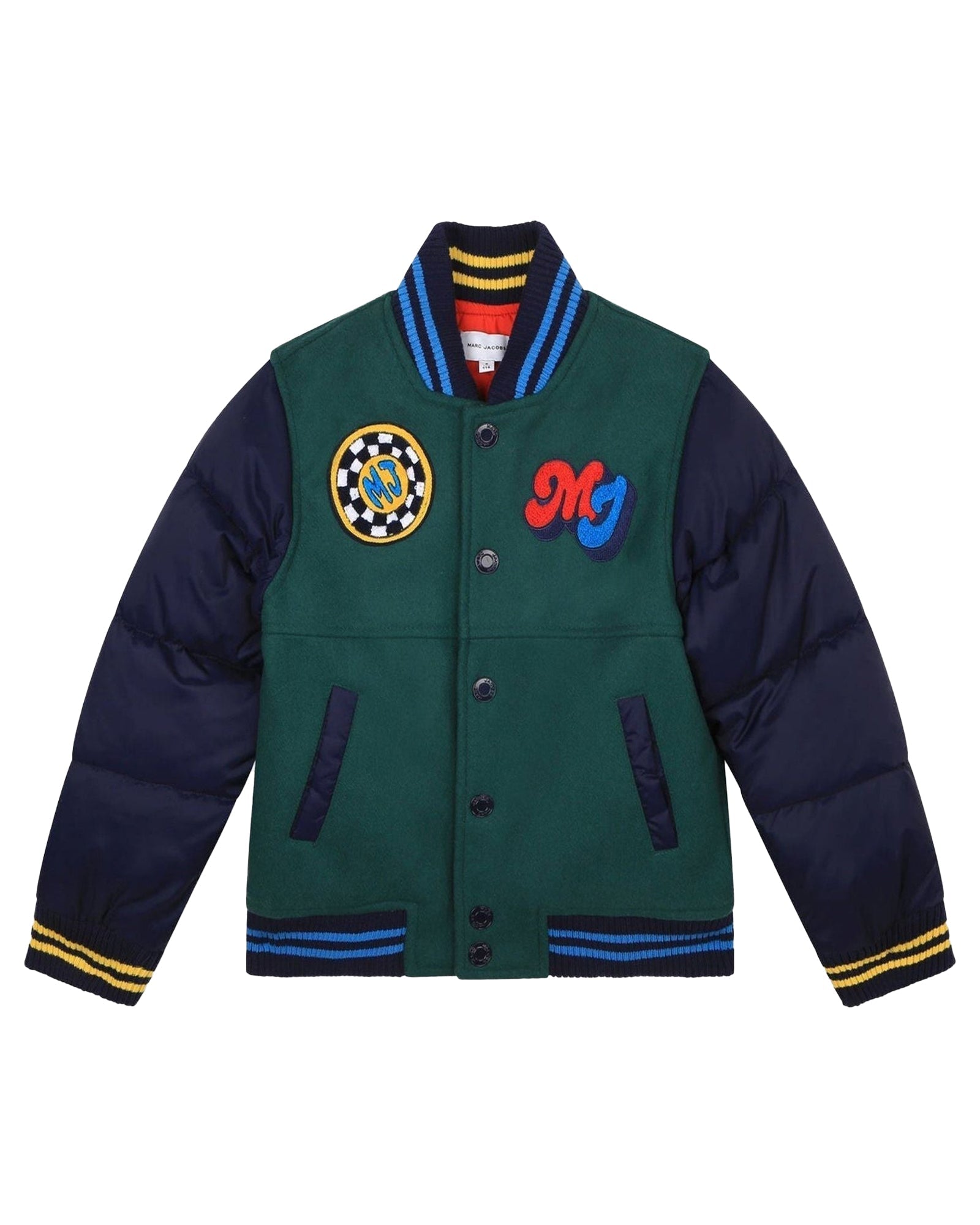Blouson bicolore en laine mélangée - Black Spruce