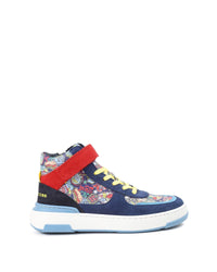 Baskets en cuir - Blue indigo