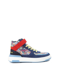 Sneakers en cuir - Blue Indigo