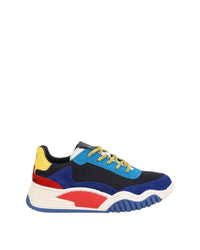Sneakers en cuir de vache - Blue Indigo