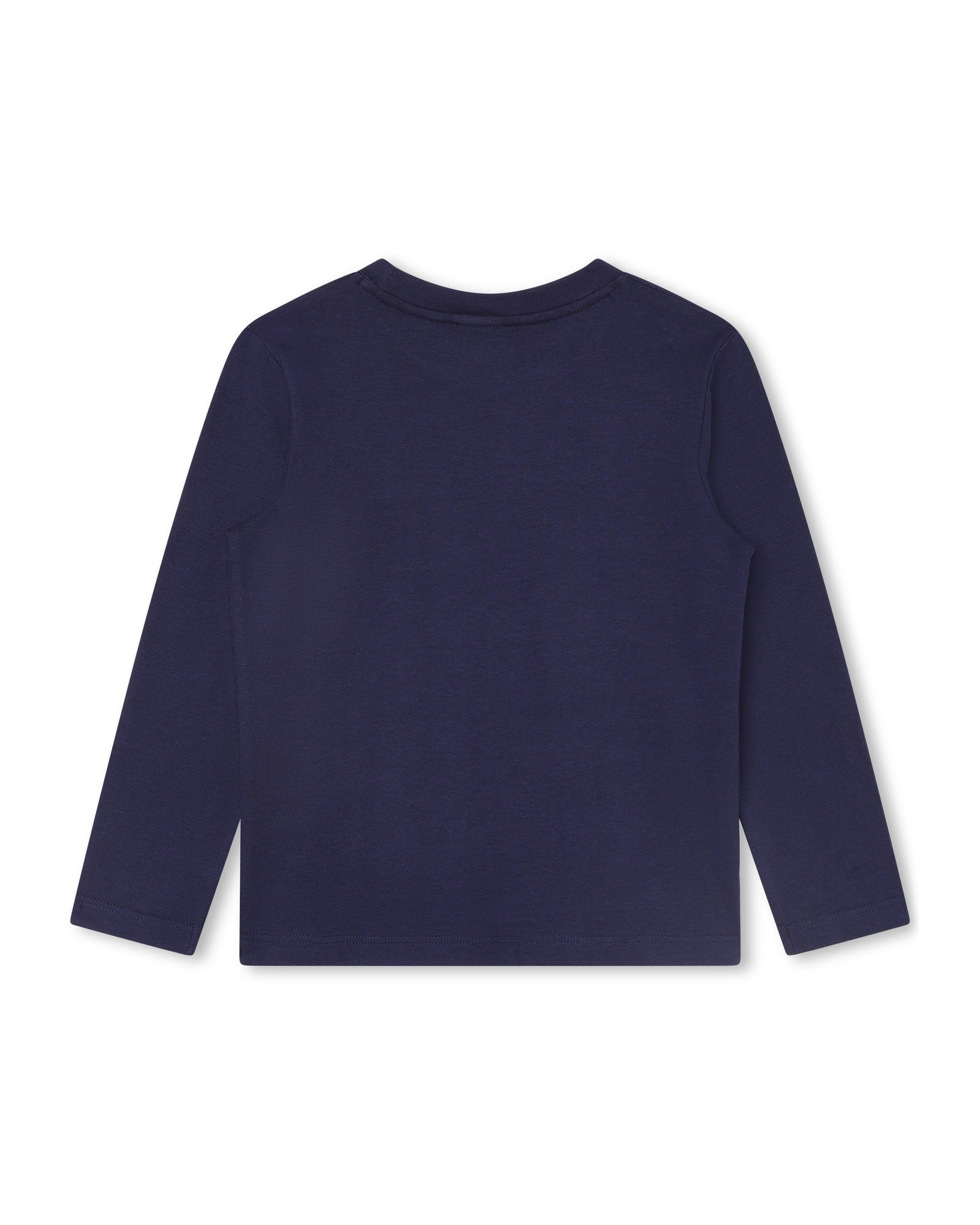 T-shirt à manches longues en coton - Blue Indigo