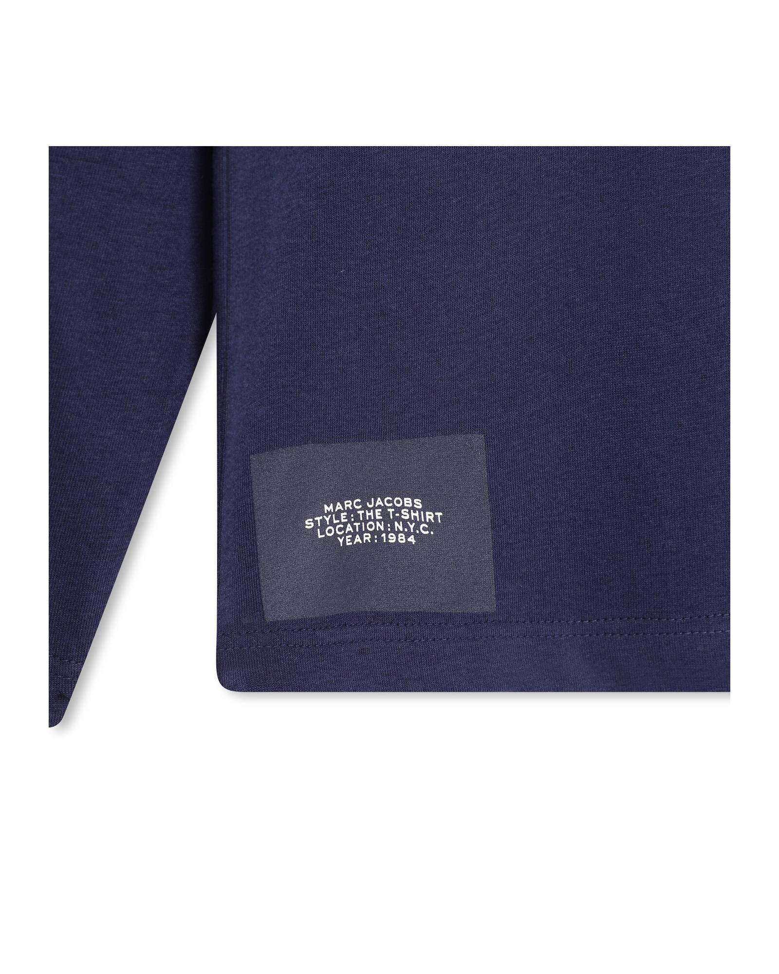 T-shirt à manches longues en coton - Blue Indigo
