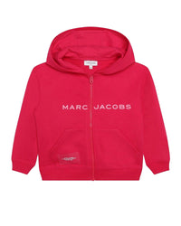 Cotton hooded cardigan - Pivoine