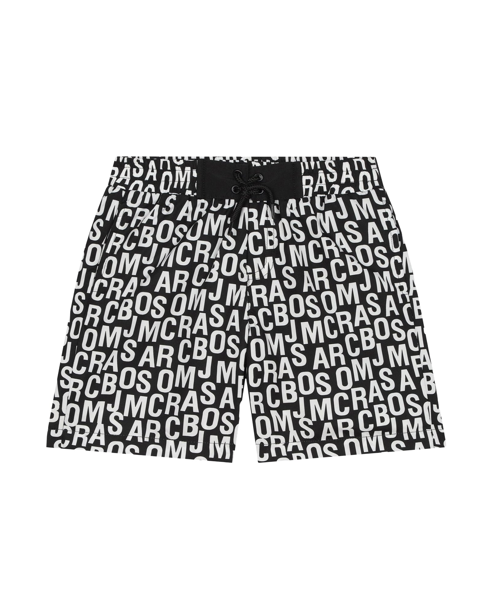 Short à imprimé monogramme - Black