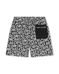 Short à imprimé monogramme - Black